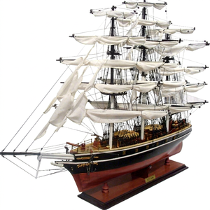 CUTTY SARK Barcos Náuticos de Madera Pintados a Mano, Decoración para el Hogar, Regalos Originales, Vietnam - Product Image 4