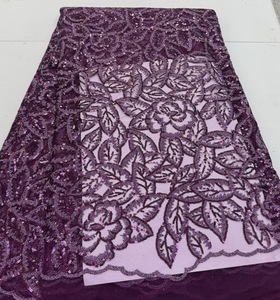 Nuovi Articoli per il Capodanno 2026: Bellissimo Tessuto in Pizzo Francese <span class=keywords><strong>con</strong></span> Paillettes per Abiti e <span class=keywords><strong>Tende</strong></span> - Product Image 4