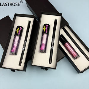 Kit de Brillo Labial y Delineador de Labios Vegano 2 en 1 que Cambia de Color, de Larga Duración, con Alta Pigmentación, Brillo Labial Transparente y Delineador de Labios - Product Image 1