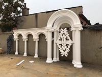 Décor de jardin extérieur style européen GRC colonne romaine pavillon extérieur grandes colonnes piliers pour la décoration extérieure