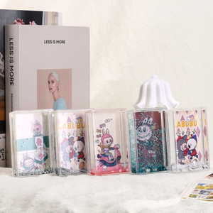 Vente en gros de cadeaux artistiques, cadres photo miniatures avec <span class=keywords><strong>film</strong></span> pailleté, cadre photo en acrylique liquide personnalisé de 2x3 pouces avec eau et paillettes - Product Image 6