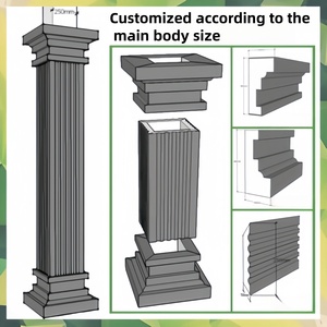 Base <span class=keywords><strong>per</strong></span> Colonne Romane in EPS Stile Europeo <span class=keywords><strong>per</strong></span> <span class=keywords><strong>Pilastri</strong></span> Decorativi Rotondi Cavi da Esterno e Stampi <span class=keywords><strong>per</strong></span> Colonne in Cemento - Product Image 4