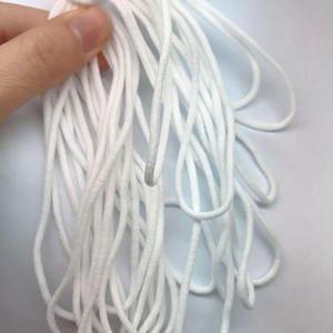 2.8 mm <span class=keywords><strong>3</strong></span> mm weiße runde elastische Ohrschlaufe für Gesichtsmaske - Product Image 2