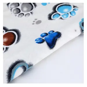 Hot Sell Polyester Printing Flannel Fleece Fabric Home Textile Blanket Fabric