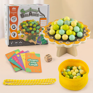 Gioco con Palla <span class=keywords><strong>di</strong></span> Equilibrio <span class=keywords><strong>per</strong></span> <span class=keywords><strong>Bambini</strong></span> 2026, Giocattolo Educativo Interattivo Genitore-Figlio <span class=keywords><strong>per</strong></span> Allenamento <span class=keywords><strong>di</strong></span> Concentrazione <span class=keywords><strong>e</strong></span> Abilità Sociali - Product Image 2