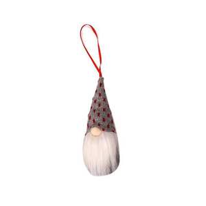 Adorno navideño de gnomos de peluche hechos a mano, decoración colgante para árbol, decoración navideña para el hogar - Product Image 4