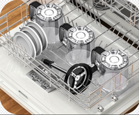Machine à glace électrique automatique domestique 500W, contrôle numérique, bol amovible 0,5L, plastique, garantie 1 an, service rapide