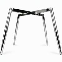 Pièce métallique de base pour pied de chaise de salle à manger sur mesure OEM, accessoires métalliques pour meubles de salon et d'hôpital