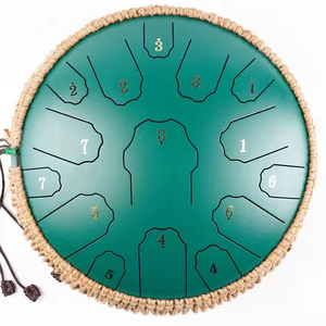 Instruments de musique Mini Steel <span class=keywords><strong>Handpan</strong></span> <span class=keywords><strong>Hluru</strong></span> 8 Notes Tongue Drum Accessories Tongue Drum 12 Inches - Product Image 3