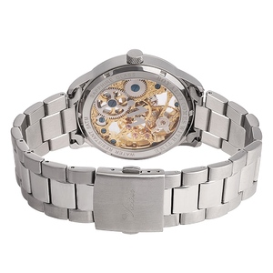 Montre-bracelet mécanique automatique squelette décontractée Virtue Fashion 2026 pour homme, en acier inoxydable, étanche, cadran 43 mm, luxe professionnel - Product Image 5
