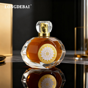 BAIDE - Botella de Perfume de Vidrio Personalizada con Logotipo de Marca Privada, 75 ml, Botella de Perfume Transparente de Lujo con Forma Irregular y Caja de Empaque - Product Image 6