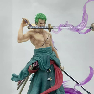Figurines <span class=keywords><strong>One</strong></span> <span class=keywords><strong>Piece</strong></span> Roronoa <span class=keywords><strong>Zoro</strong></span>, nouveau produit, haute qualité, marchandises d'anime, jouets tendance, cadeau, décoration ornementale - Product Image 4