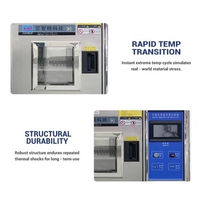 Lạnh sốc nhiệt buồng thử nghiệm cao và thấp nhiệt độ sốc thử nghiệm máy lạnh sốc nóng Tester - Product Image 5