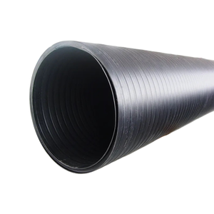 Tubi Dn200-800 in <span class=keywords><strong>polietilene</strong></span> di alta qualità a doppia parete ondulato Hdpe prezzi doppia parete ondulato tubi Hdpe - Product Image 2