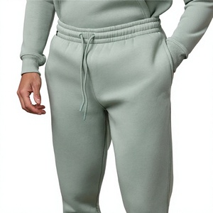 Conjunto Deportivo con Capucha para Hombre, Color Verde Claro, Manga Larga, Estilo Casual para Correr, con Bolsillos Laterales y Cintura Elástica - Product Image 6