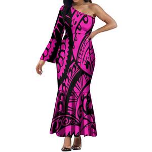 <span class=keywords><strong>Abito</strong></span> da donna elegante da donna a coda di pesce con temperamento polinesiano personalizzato Samoa - Product Image 5