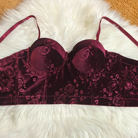Hauts sexy pour femmes, style boîte de nuit, débardeurs fins, soutiens-gorge-corsets, corsets de poitrine, corsets de mujer