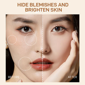 كريم أساس أساس للوجه غير لامع أساس مرطب كريم مع ميزات تفتيح وإخفاء - Product Image 2