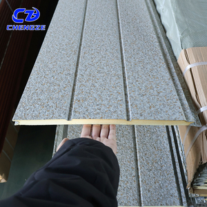 Pannello Sandwich Impermeabile in PU, Pannello Murale in PU Effetto Pietra per Pareti Esterne di Case Prefabbricate - Product Image 6