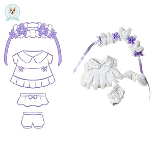 Vêtements et accessoires de poupée en peluche mode personnalisée OEM 20cm en coton tenues de poupée <span class=keywords><strong>Our</strong></span> <span class=keywords><strong>Generation</strong></span> - Product Image 5