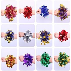 กำไลข้อมือประดับเลื่อมลายเปปไทด์สำหรับเด็ก สีสันสดใส เหมาะสำหรับงานปาร์ตี้ พิธีเปิดงาน เครื่องประดับ 1 แพ็ค 5 แพ็ค 10 แพ็ค 20 แพ็ค 30 แพ็ค - Product Image 3