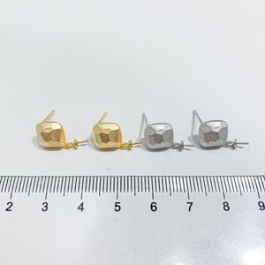 Pendientes de Plata de Ley S925 con Cuentas Redondas de 8-13 mm, Estilo Nuevo, Accesorios de Perlas para Hacer Joyas, Bandeja Vacía 22058 - Product Image 4