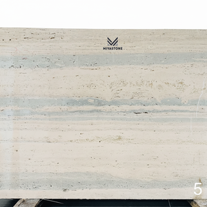 Italie Argent Travertin Marbre Travertin Pierre Dalles Marbre Gris Naturel - Product Image 1