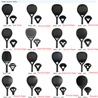 Raquettes de padel professionnelles en fibre de carbone de premier rang 2026, marque personnalisée, raquettes de tennis directement du fabricant chinois