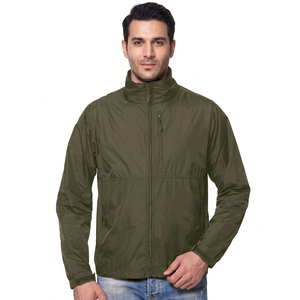 Veste coupe-vent pour homme avec logo personnalisé en gros, veste en nylon souple coupe-vent, nouvelle arrivée, veste coupe-vent à la mode - Product Image 1