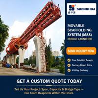 Oferta Especial: Sistema de Andamios Móviles Personalizado con Motor de CA Trifásico de 1600 Toneladas, Lanzador de Vigas MSS para Construcción, Altura de Elevación de 56m