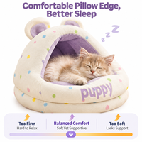 Lit pour animaux de compagnie OEM ODM, lit douillet pour chat, lit pour petit chien, fournisseur en gros
