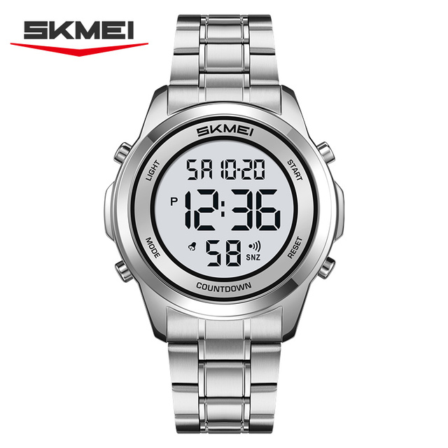 SKMEI 2701 Original Simple Fashion Men's Digital Watch Multifunction Water Resistant Male Business Casual Electronic Watch Gift