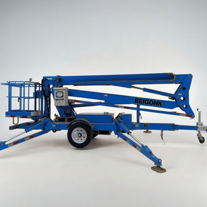 Beigonk Cherry picker Spider Lift người đàn ông Boom Lift trên không làm việc nền tảng Trailer gắn khớp nối Telescopic towable Boom Lift - Product Image 1