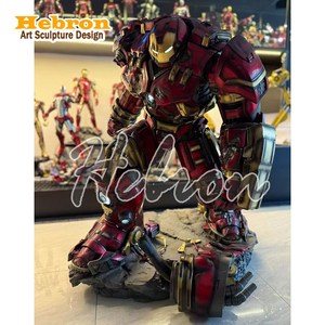 Statua Personalizzata in Resina e Fibra di Vetro di <span class=keywords><strong>Hulk</strong></span> Buster, Scultura Dipinta a Mano, Action Figure <span class=keywords><strong>Marvel</strong></span>, Statua di <span class=keywords><strong>Hulk</strong></span> in Resina - Product Image 5