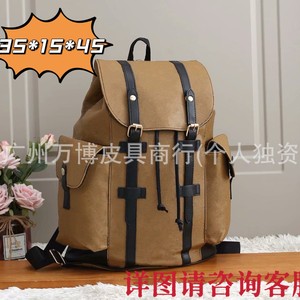 Laptop <b>Backpack</b> <b>Large</b> Capacity 35x15x45 Cm For Men Business Travel Hiking Gray Plaid Red Black - Product Image 4