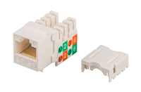 Cat6 UTP Keystone Jack RJ45 Modülü 180 110 Tip Panel Montajlı 22-26AWG Katı Altın Kaplama 5 Yıl Dayanıklı T568A/B Ropassor