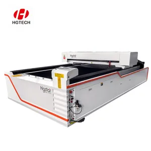 HGTECH 1325 Series Non-metal Leather Wood Paper Plastic CO2 Laser Cutter Engraver 300W 500W Laser Cutting Machine For Acrylic