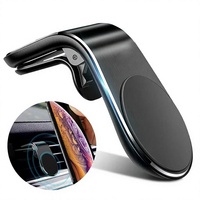 Support magnétique en alliage en forme de L pour grille d'aération de voiture et support de téléphone F3, best-seller Amazon