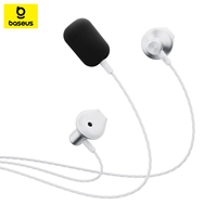 Casque audio Baseus Encok K1 95, nouveau, avec microphone filaire intégré, pour karaoké, musique, ordinateur, carte son, haut-parleur, moniteur intra-auriculaire, en direct