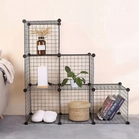 Enclos carré modulable pour chats et chiens, enclos pour chiens de petite à moyenne taille, panneau de séparation en plastique, vente en gros, enclos transparent pour animaux de compagnie