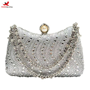 Sac de soirée de luxe pour femme, sac à main élégant avec doublure en polyester, pochette pour soirées, commande en gros mixte prête à expédier - Product Image 1