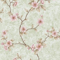 Papier peint non tissé à motif floral, murale florale vintage pour chambre à coucher, salon, décoration de la maison