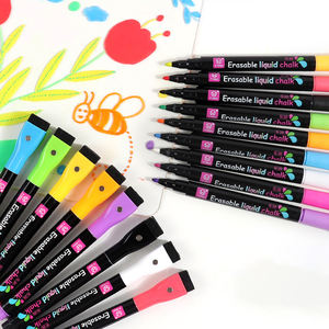 Pennarello per lavagna magnetica a liquido cancellabile a secco punta Fine calendario in acrilico da 1mm pianificazione cancellazione a umido con gomma - Product Image 5