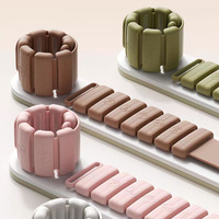 Poids de poignet en silicone réglables, ensemble de poids portables pour yoga, pilates, entraînement physique, équipement de poids pour chevilles et poignets