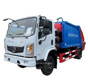 8000 Liter Ng Brandstof Vuilnis Compactor Truck 4X2 Mobiele Afval Truck