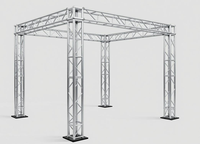 Stand d'exposition modulaire réutilisable en aluminium standard 10x10 pieds pour les événements d'exposition en Amérique du Nord
