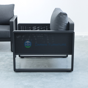 Canapé <span class=keywords><strong>de</strong></span> <span class=keywords><strong>jardin</strong></span> extérieur personnalisable <span class=keywords><strong>haut</strong></span> <span class=keywords><strong>de</strong></span> <span class=keywords><strong>gamme</strong></span> en aluminium pour hôtel, usage commercial, mobilier <span class=keywords><strong>de</strong></span> patio confortable - Product Image 5