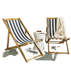 Factory Supply Acacia Wood Sunbed Outdoor Lounge Beach Chair <b>for</b> Swimming <b>Pool</b> Resort <b>Garden</b> Hotel Bedroom Living Room Foldable - Product Image 2