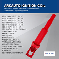 ARKAUTO paket koil pengapian energi tinggi UF592 12137594937 untuk BMW 1 2 3 4 5 6 7 8 X1 X3 X4 X5 X6 X7 MINI R55 R56 N20 N52 N54 N55