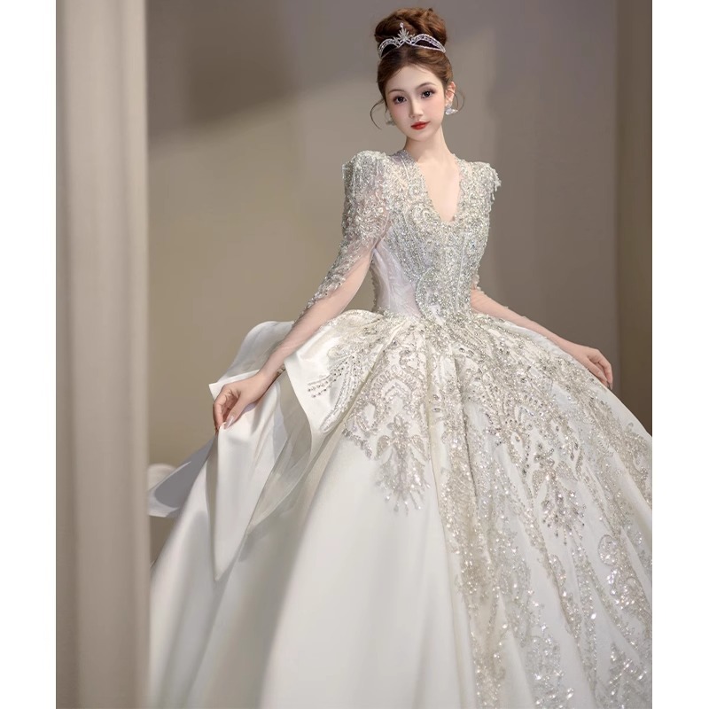 long sleeve wedding dress 2025 2025 Wedding Dress Trends from Casablanca Bridal's New Collections / Blog / Casablanca Bridal